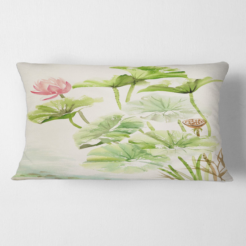 Floral Throw Pillow