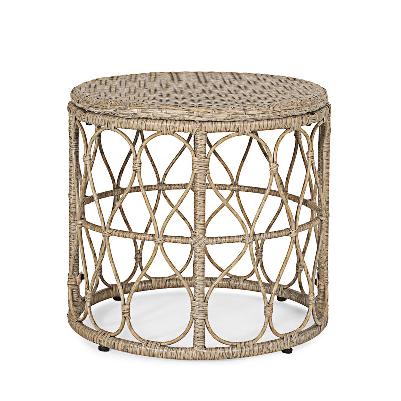 Outdoor Side Table, Brown