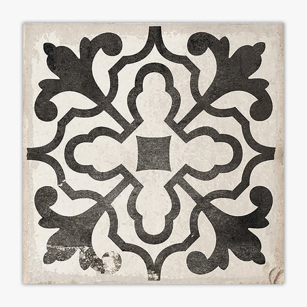Cottage Ibiza Black Matte 6x6 Porcelain Tile