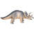 Scaled Jurassic Triceratops Dinosaur Statue