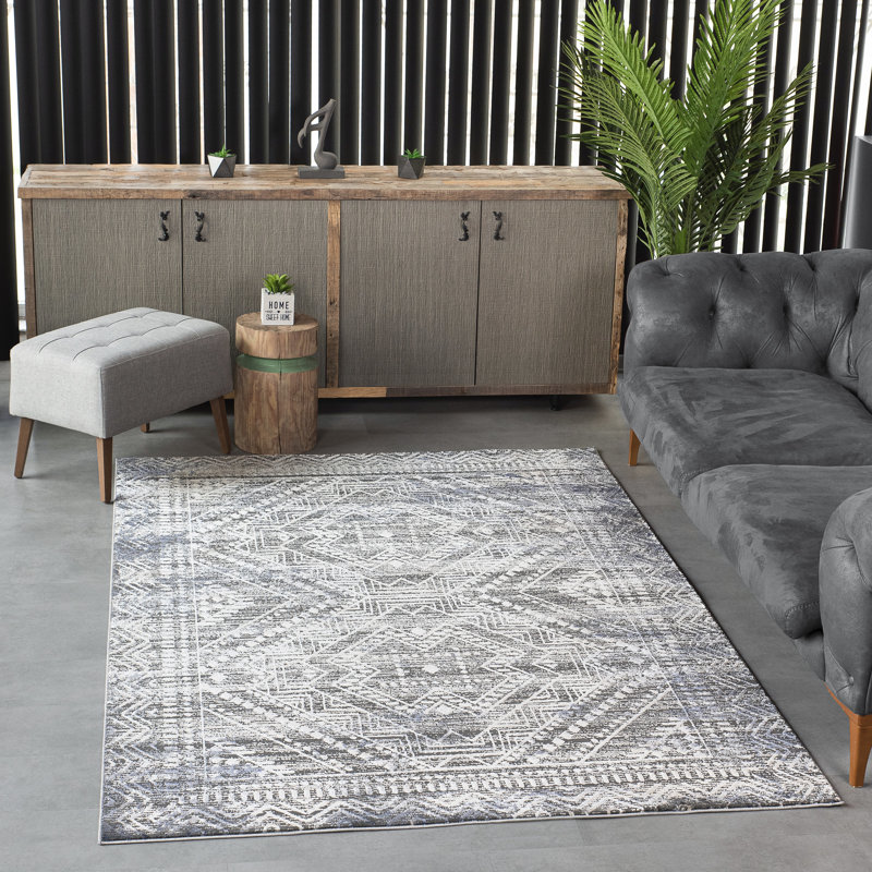 Juanice Abstract Indoor Rug, Rectangle 9'4" x 13'1"