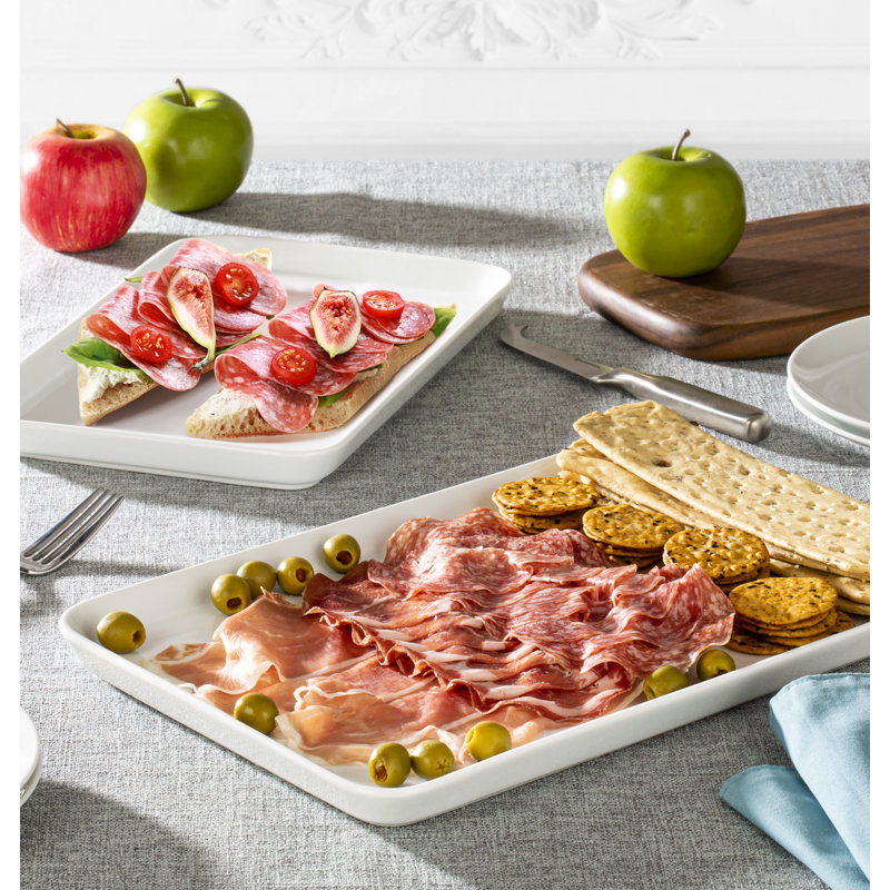 Waterside Porcelain Rectangular Platters (Small & Large)