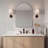 Widespread Waterfall 2-Handle Bathroom Sink Faucet with Drain Assembly-126537149