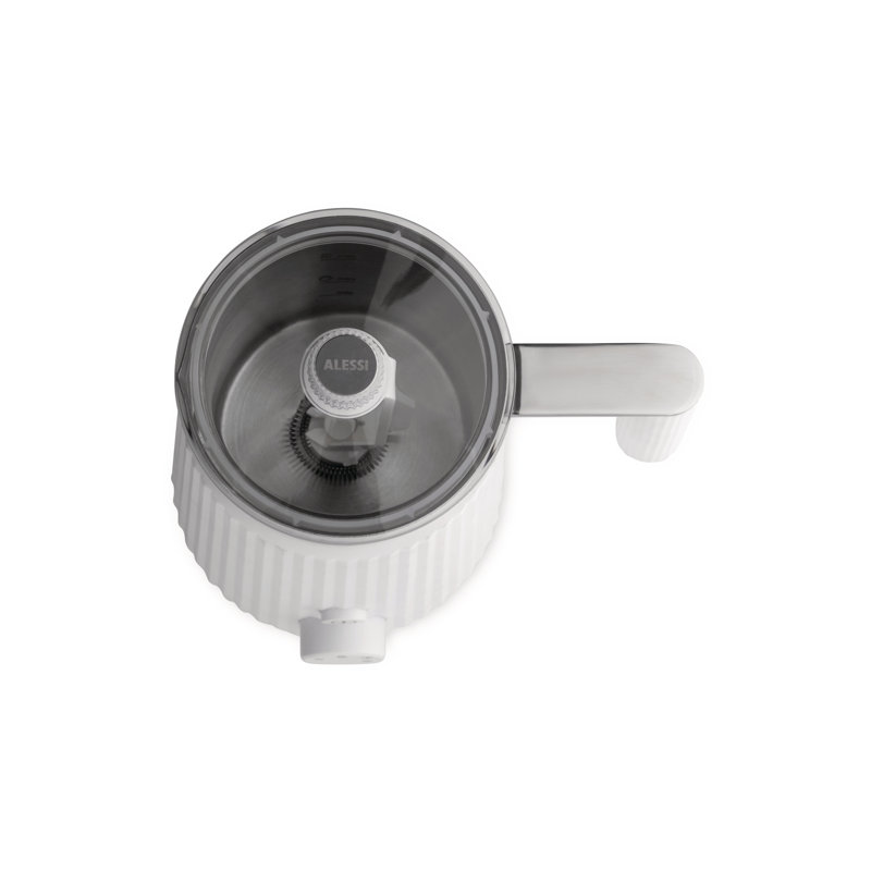 Plissé Milk Frother, White