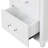 Tall Bathroom Storage Cabinet, Freestanding Storage Cabinet With Two Drawers And Adjustable Shelf, MDF Board With Painted Finish, White-1640444529
