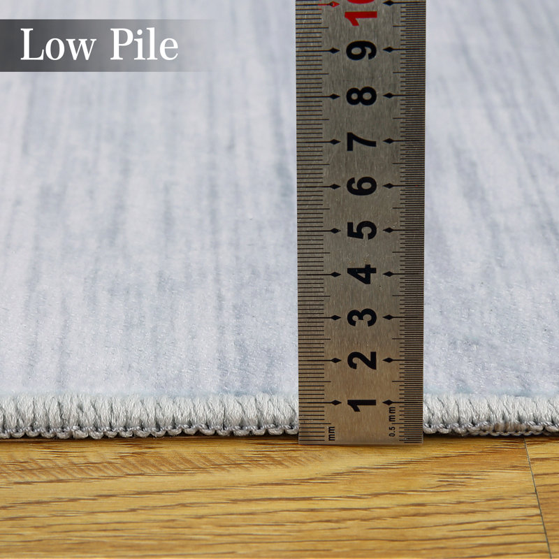 Modern Ombre Washable Area Rug Non-Slip Soft Area Rugs for Living Room Non-Shedding Large Bedroom Rug Contemporary Ombre Rug for Dorm Playroom Kids Room