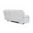 Blanche White Reclining Sofa With LED Lights