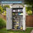 4 Ft. W X 2 Ft. D Outdoor Resin Vertical Storage Shed-109026530