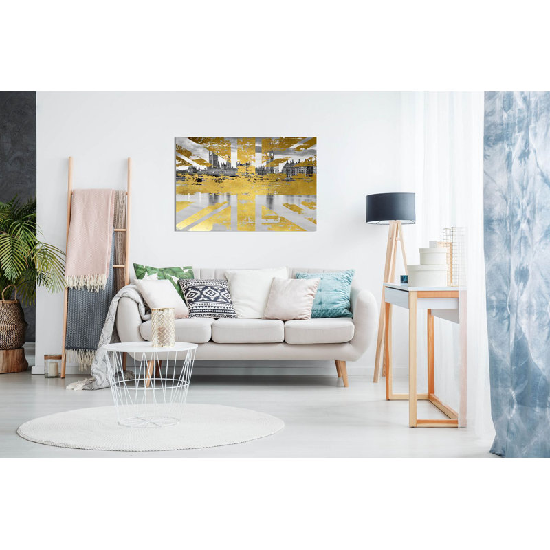 Union Jack London - Wrapped Canvas Print, 31cm H x 46cm W