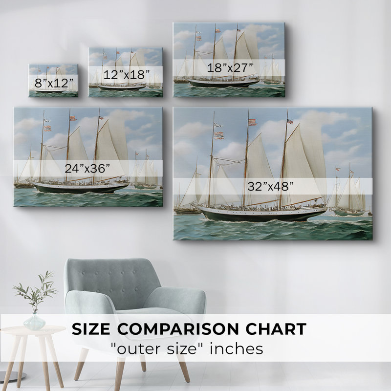 Nautical Series-Cxxxvii -Galerie enveloppée Cavas, 8 x 12