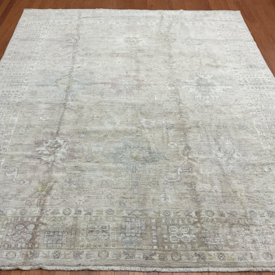 Hand Knotted Wool Geometric Rug