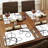 Scribble Decorative Hardboard Placemats with Protective Cork Backing 4 Pack