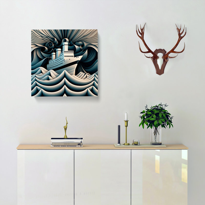 Modern Wall Art - Wrapped Canvas, 50cm H x 50cm W