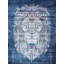 Hand Knotted Area Rug in Black/Blue/White/Gray-536648095