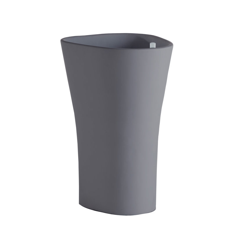 Bones Resin Pot Planter, Steel, 27.5" H x 17.25" W x 20.5" D