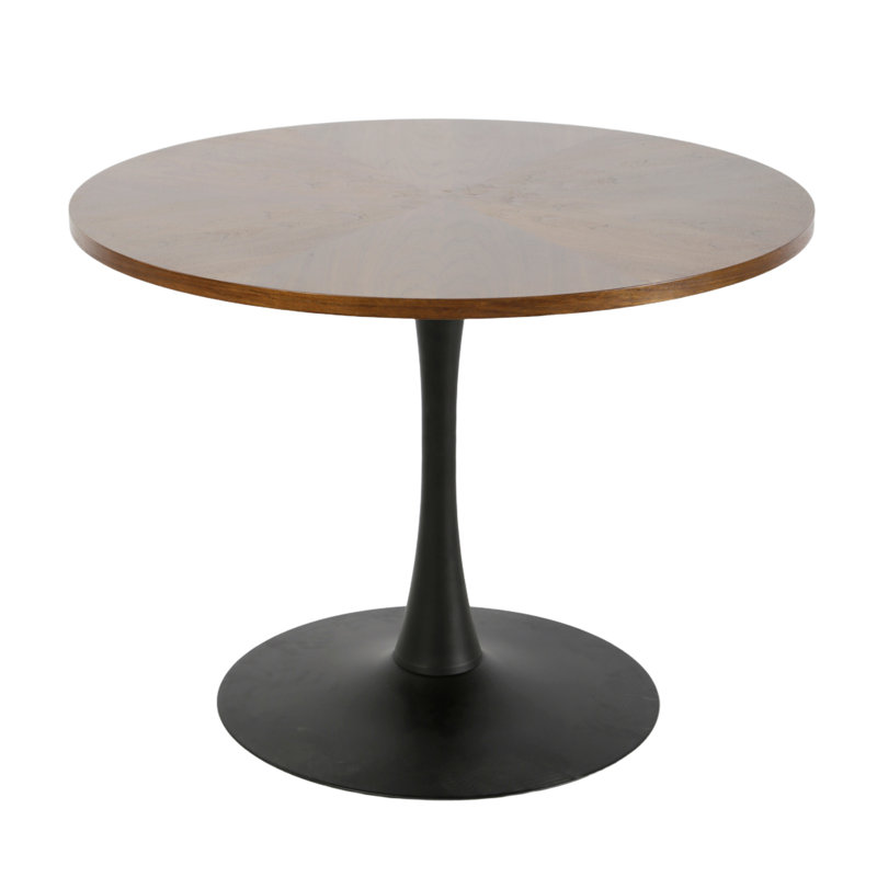 Round Metal Base Dining Table