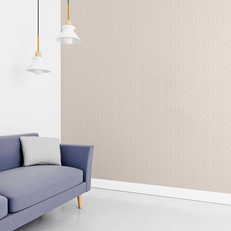 Rouleau de papier peint adhésif doux L 126 po x l 24 po Aylinn