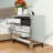 Yolanta Mirrored Glass Nightstand