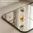 Full Body Mirror, Curved Floor Standing Large Mirror With Bracket - Equipped With Aluminum Frame Suitable For Bedrooms And Living Rooms,-223018402