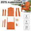 Chaise Adirondack pliante Kahn avec porte-gobelet -721797867