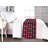 Ambesonne Valentine's Day Bed Runner Dots and Hearts Ruby Pink-106936764