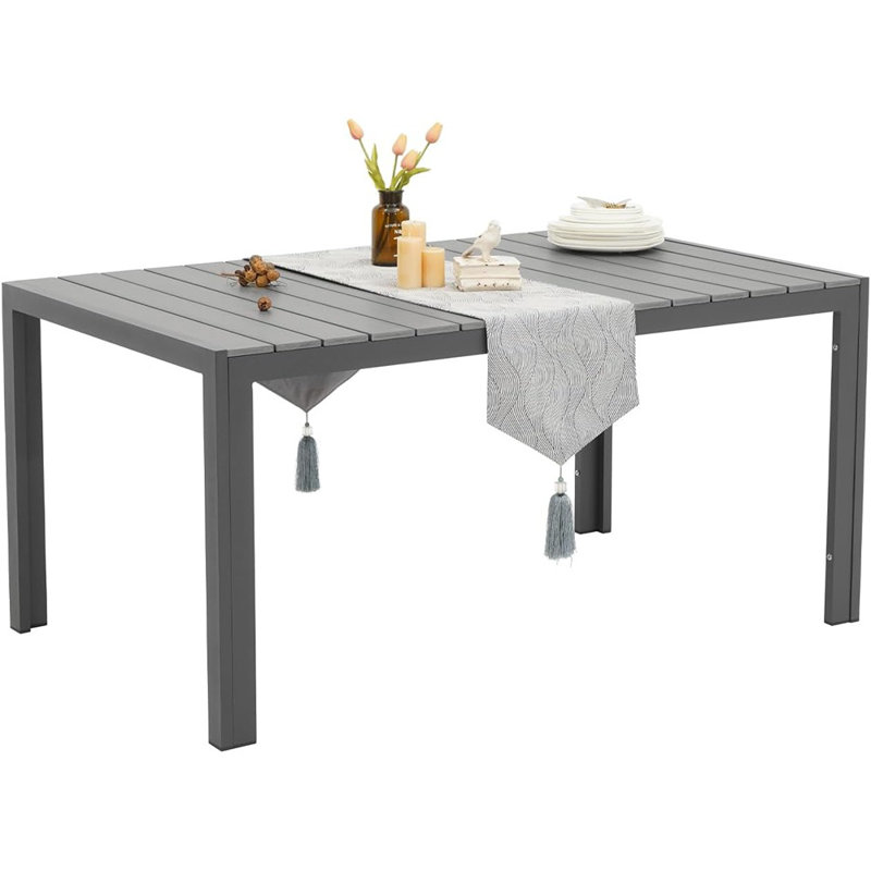 Table de salle à manger d'extérieur pour 6 personnes
