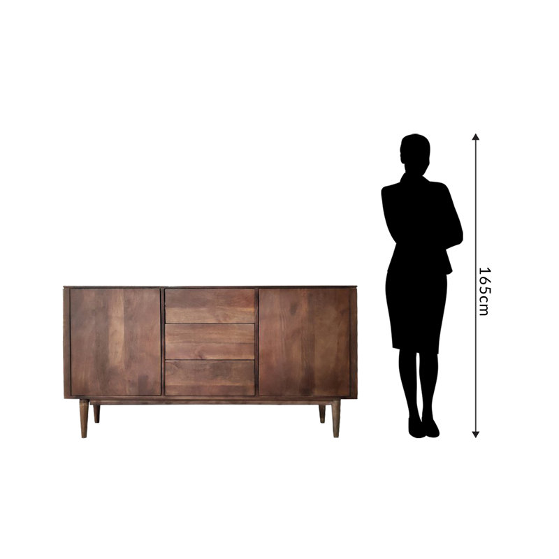 Crowe 150cm Solid Wood Sideboard