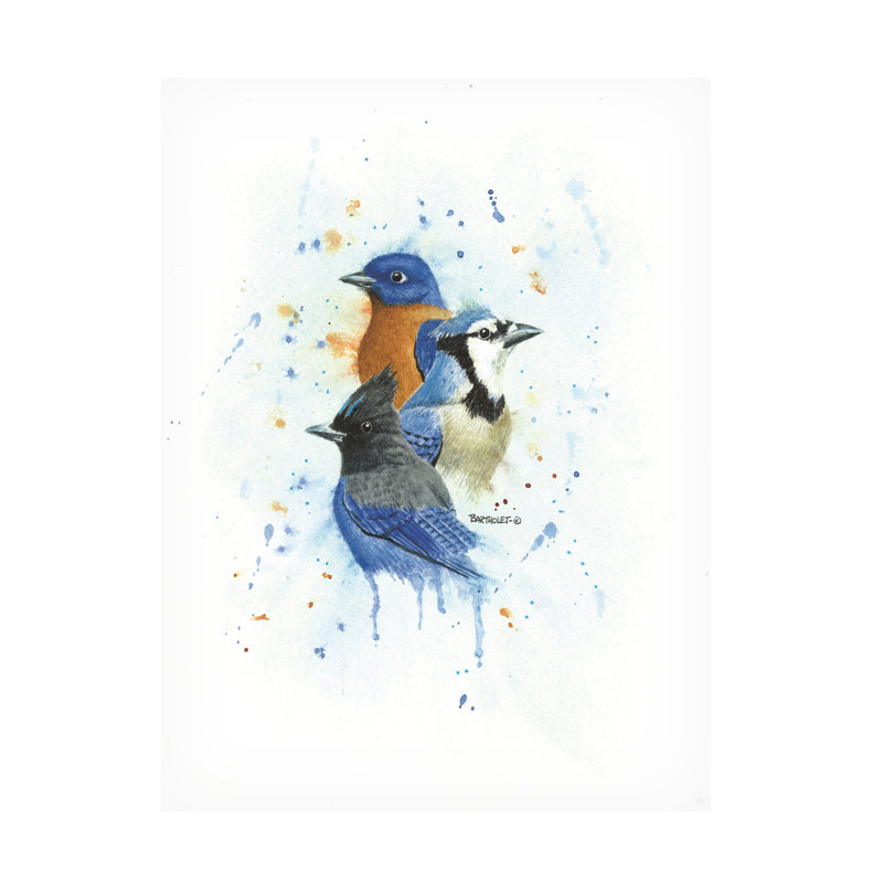 Œuvre sur toile, «ologic bolologic »par Bart Bartet, H 18 po x l 24 po