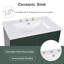 Meuble-lavabo de salle de bain avec lavabo style rétro-1828871268