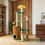 Structure d'escalade créative multicolore pour chat