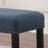 Fabric Dining Bench With Nailhead Trim, Blue-630104461