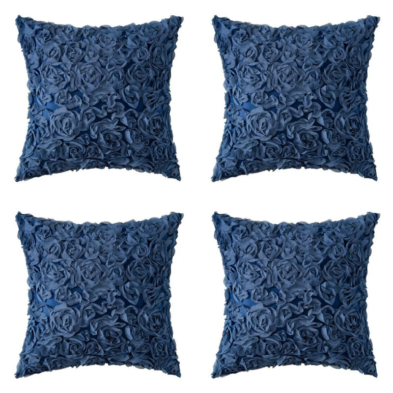 Coussin 3D, H 18 po x l 18 po, Vin rouge, Carré