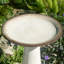 Ceramic / Porcelain Sundial Birdbath-1411317378