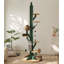 Arbre à chat en forme de cactus avec perchoir réglable et planche à gratter