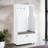 Buck II White High Gloss Finish Hall Tree
