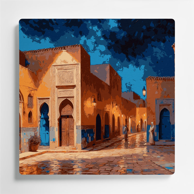 Art urbain, villes, Casablanca, Maroc, brun, H 12 po x l 12 po