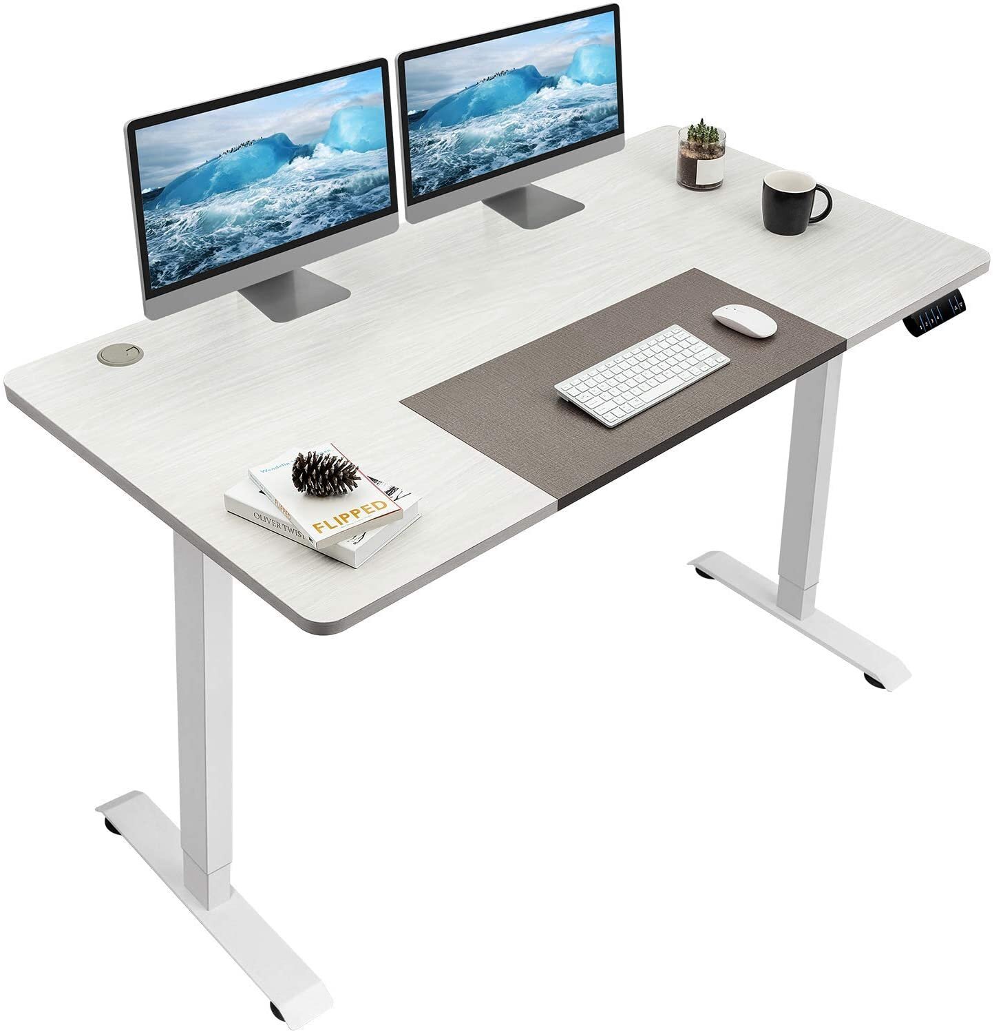 Inbox Zero Eliuth Height Adjustable Standing Desk & Reviews
