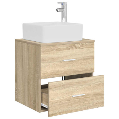 Single Bathroom Vanity with Ceramic Basin