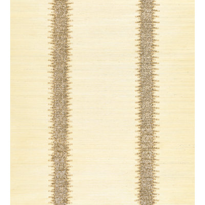 Kingsley Grass Cloth Striped Roll