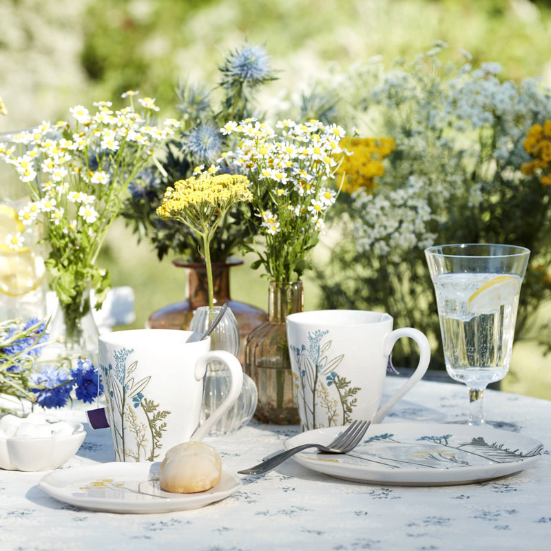 Wildflowers Tidbit Plates