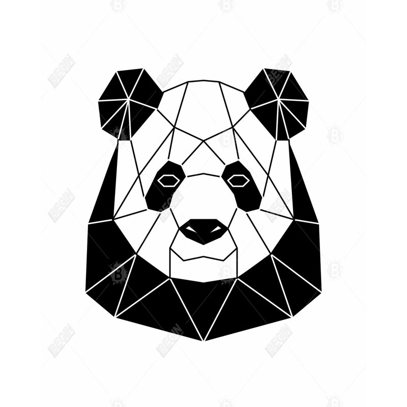 " Geometric Panda "