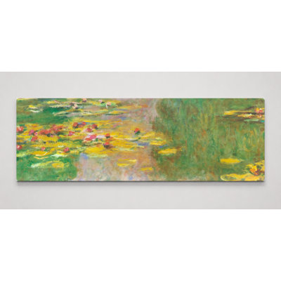 Water Lilies (Le Bassin aux Nymphéas) — Panoramic Canvas Wall Art