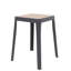 Tabouret carré en plastique empilable Dantoni-1144484268