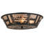 Rustic Lodge 4 - Light Flush Mount