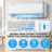 Mini Split Air Conditioner and Heater, SEER2 22 12000 BTU Energy Star AC with Wi-Fi Smart Control, Voice Assistant, Self-Cleaning, Easy Installation, 115V