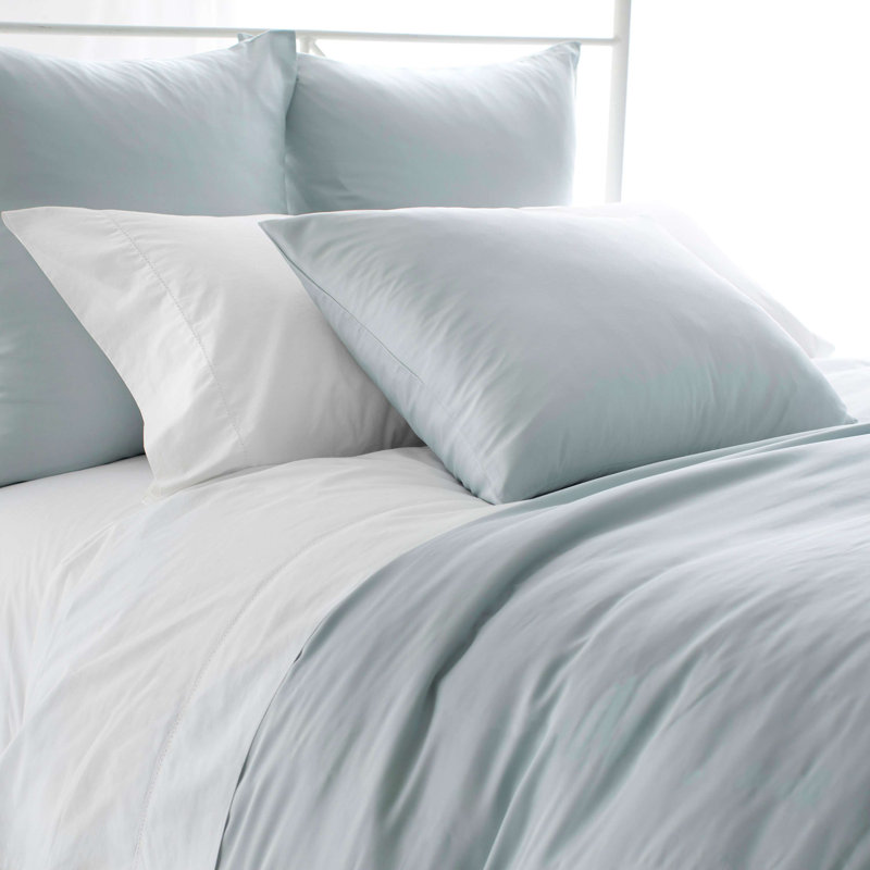 Silken Solid Duvet Cover, Ivory, Twin/Twin XL Duvet Cover