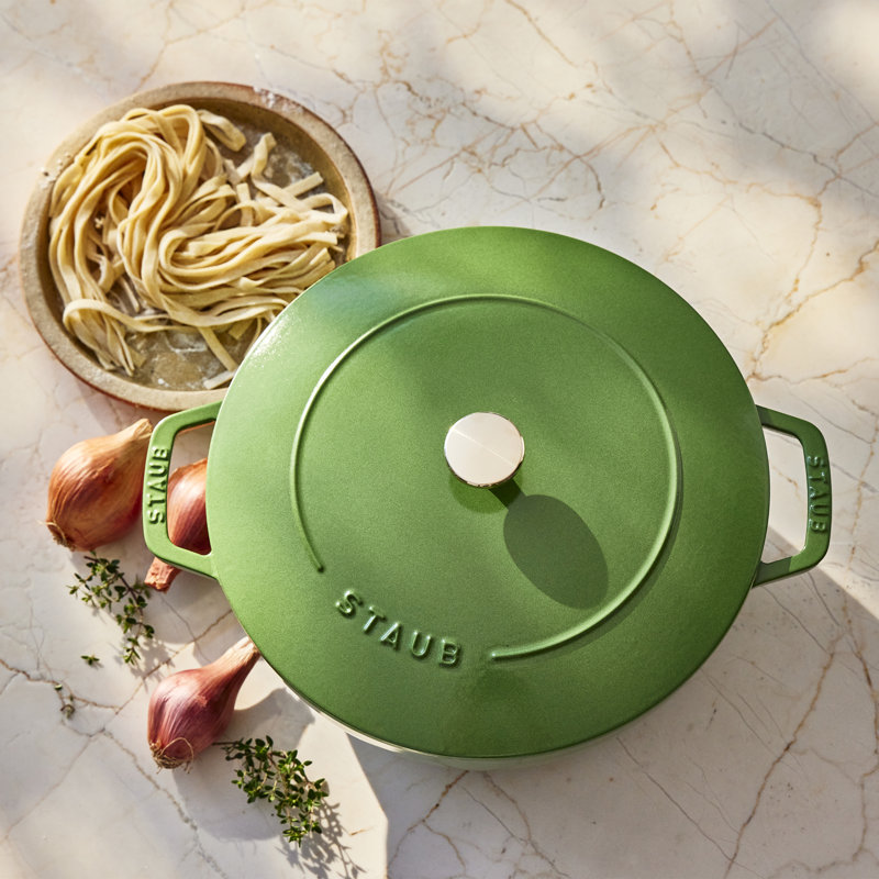 Staub Cast Iron 5-Qt Essential French Oven - Pistachio