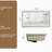 Undermount Kitchen Sink 28 Inch Fireclay Drop-In Deep