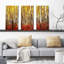 Bouleaux - ensemble de 3 reproductions de photos sur toile tendue-929812909