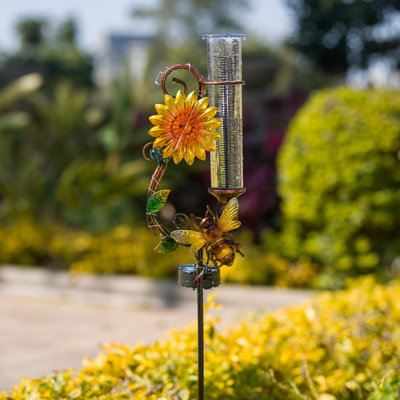 Pluviomètre d'extérieur, pluviomètre solaire